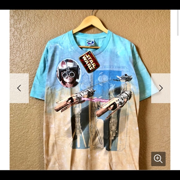 ISO LIQUID BLUE STAR WARS VINTAGE SHIRTS - Picture 2 of 6